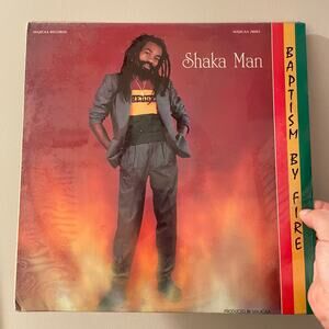 Shaka Man - Baptism By Fire LP Sealed reggae roots album